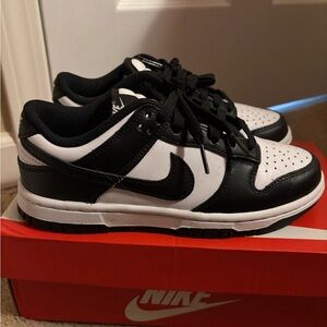 Nike Black and White Panda Low Dunks